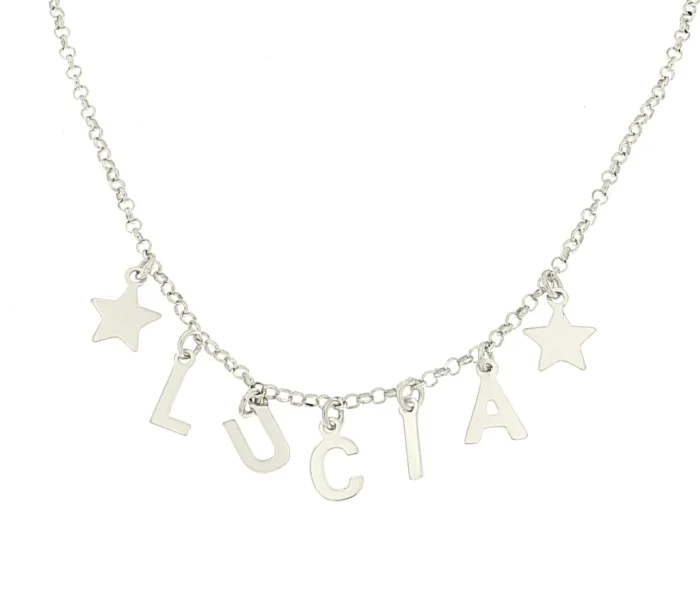 Collana con nome componibile - immagine 1
