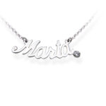 Collana con nome personalizzato e zircone