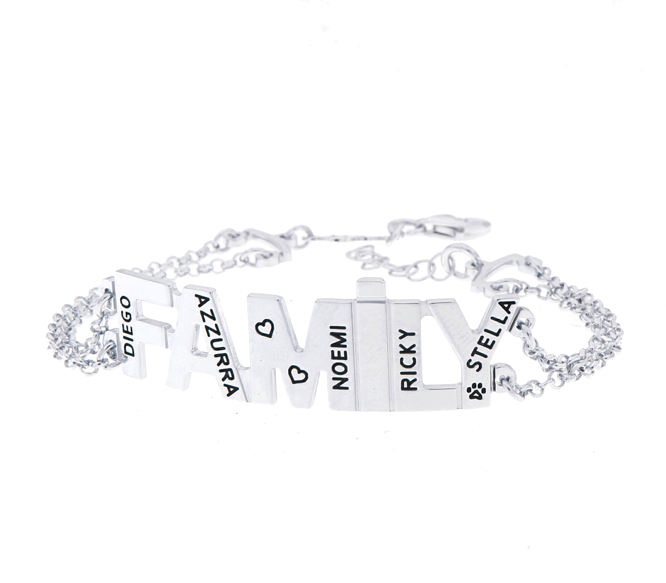BL171-F Bracciale Family con incisione nomi - immagine 1