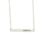 Collana New York con incisione personalizzata