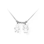 Collana Family componibile con sfere diamantate