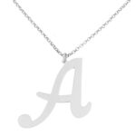 Collana lettera media personalizzabile