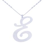 Collana lettera grande personalizzabile