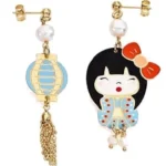 Orecchino Kokina Kou (Significato Felicità)