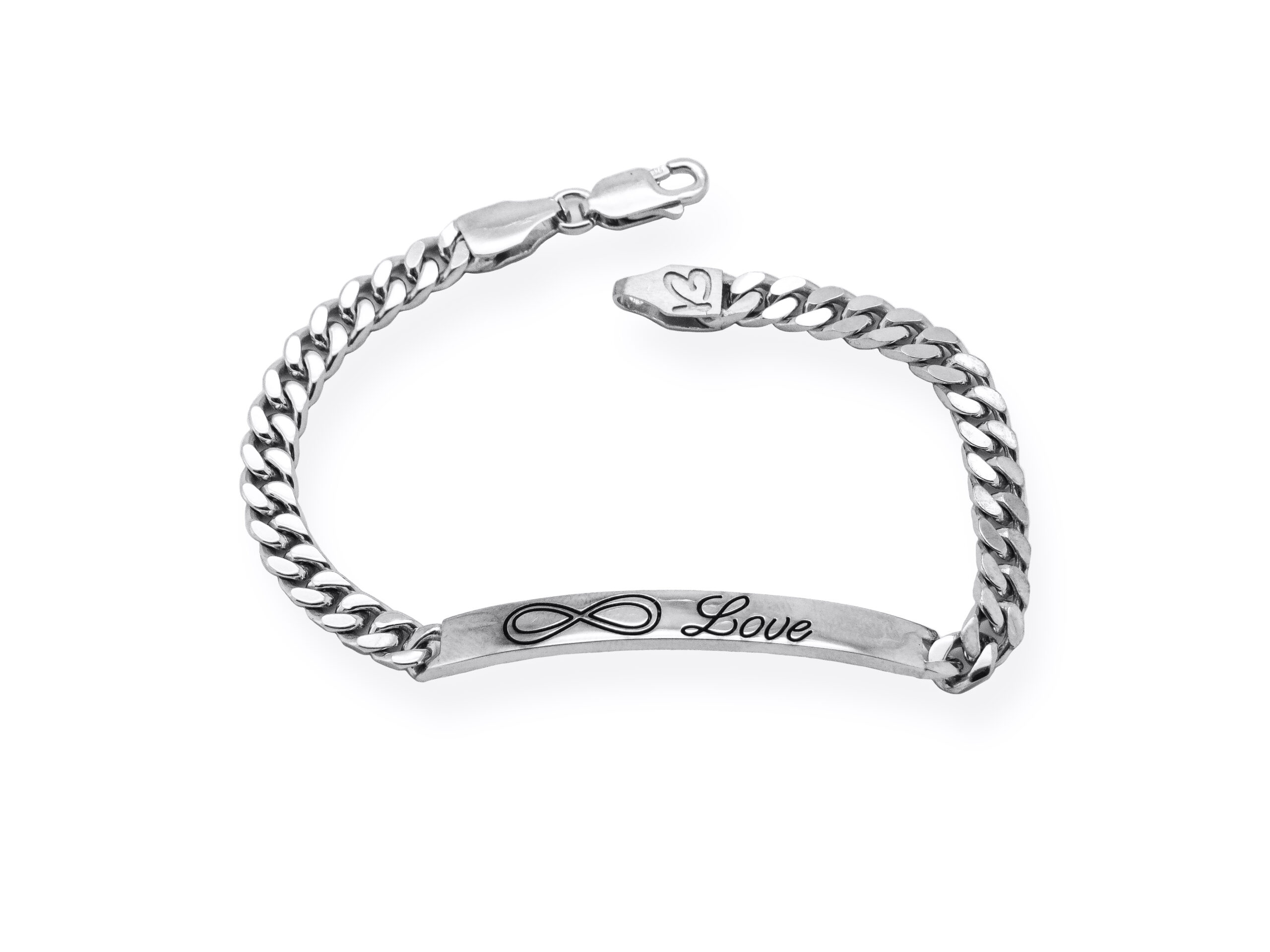 BL164-4 Bracciale New York da uomo con incisione - immagine 1