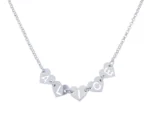 Collana cuori con nome traforato