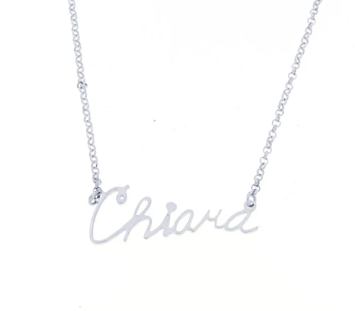 Collana con nome a filo - immagine 1
