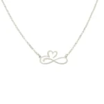 Collana infinito e cuore