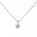 Collana stella con zirconi