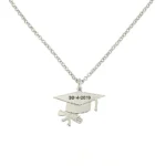 Collana cappello laurea con o senza incisione