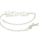 Bracciale con nome e catena