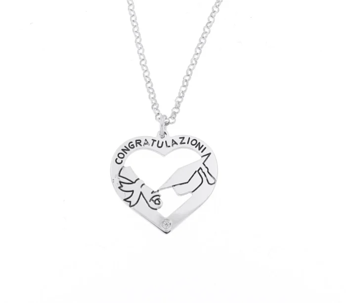 Collana cuore della laurea - immagine 1