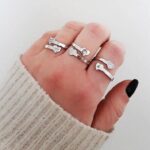 Anello contrarie' con doppio cuore - immagine 2