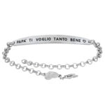 Bracciale targhetta con incisione