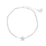 Bracciale stella con zirconi