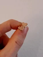 Orecchini cuore a lobo - immagine 2
